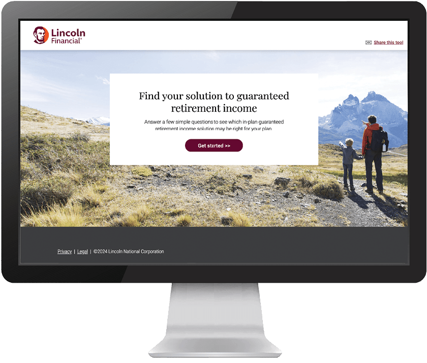 Guaranteed Income Selection Tool
