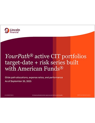 YourPath (Director) American Funds® active CIT glide path allocations, expense ratios and performance