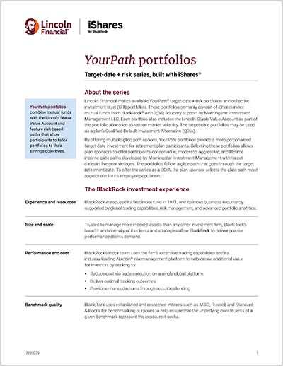 YourPath® (Alliance & Director) portfolios built with iShares® overview