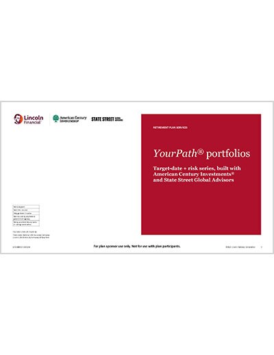 YourPath® (Alliance & Director) American Century Investments® & SSGA portfolios presentation