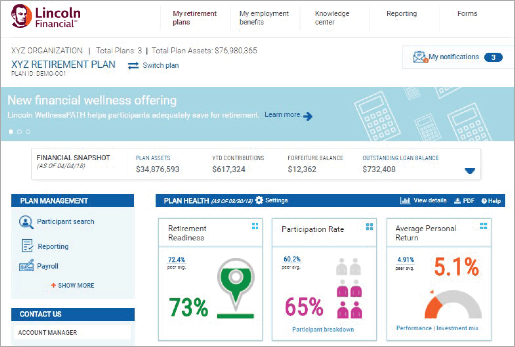 plan health dashboard image